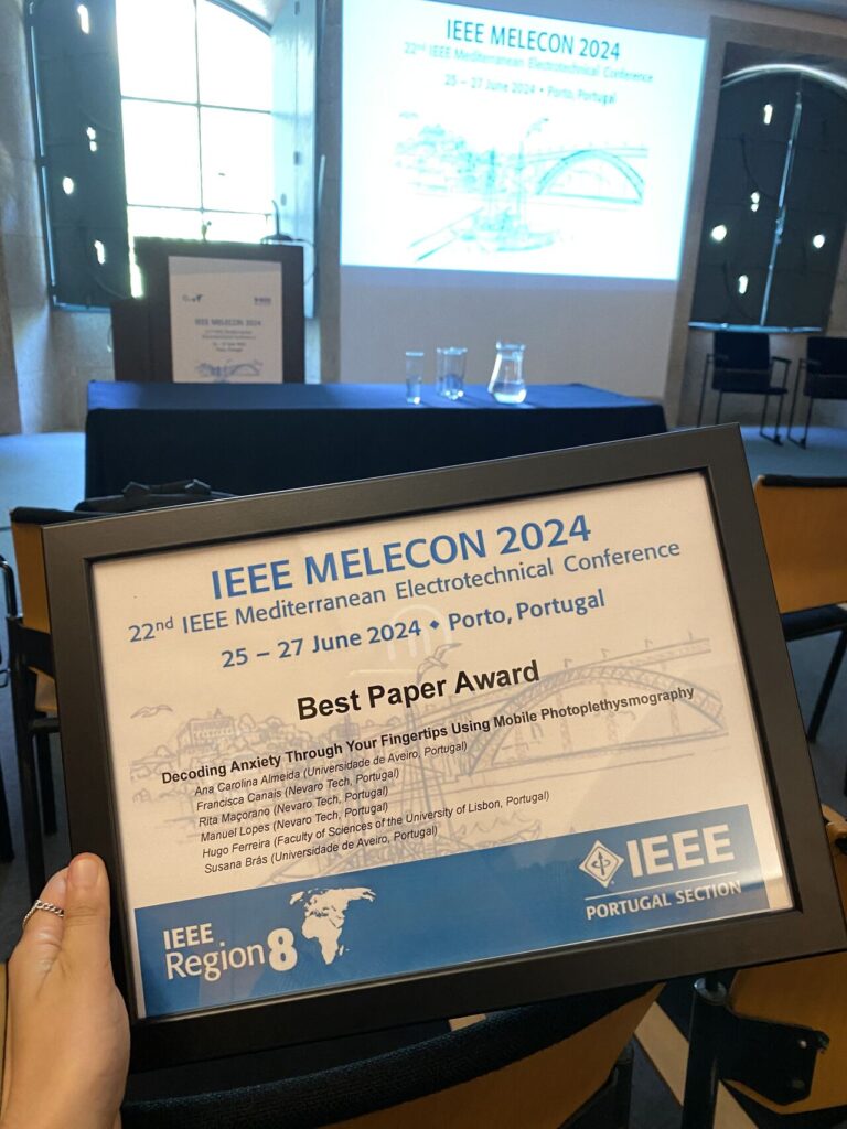Carolina Almeida Wins Best Paper Award at IEEE MELECON Conference