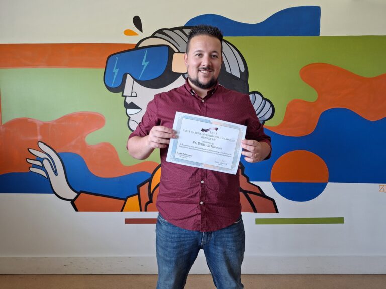 Bernardo Marques Awarded by ISVR for Virtual Rehabilitation Research